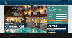 Desktop Screenshot of hotelbersoca.com