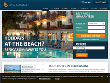 Tablet Screenshot of hotelbersoca.com